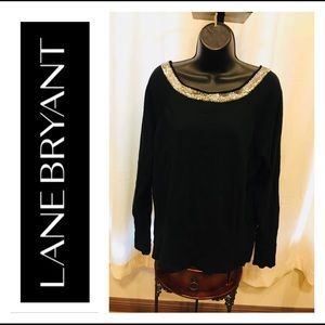 Black Lane Bryant Top/Sweater Size 18/20